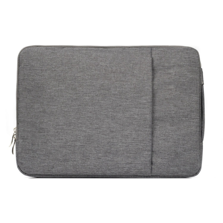 13.3 inch Universal Fashion Soft Laptop Denim Bags Portable Zipper Notebook Laptop Case Pouch for MacBook Air / Pro, Lenovo and other Laptops, Size: 35.5x26.5x2cm(Grey) - 13.3 inch by PMC TechLife | Online Shopping South Africa | PMC TechLife | Buy Now Pay Later Mobicred