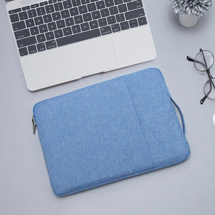 13.3 inch Universal Fashion Soft Laptop Denim Bags Portable Zipper Notebook Laptop Case Pouch for MacBook Air / Pro, Lenovo and other Laptops, Size: 35.5x26.5x2cm (Blue) - 13.3 inch by PMC TechLife | Online Shopping South Africa | PMC TechLife | Buy Now Pay Later Mobicred