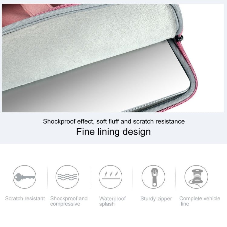 ST06 Waterproof PU Leather Zipper Hidden Portable Strap One-shoulder Handbag for 15.6 inch Laptops, with Suitcase Belt (Light Grey) - 15.6 - 17 inch by PMC TechLife | Online Shopping South Africa | PMC TechLife | Buy Now Pay Later Mobicred