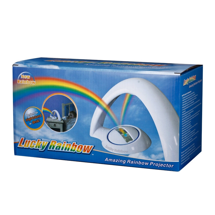 Romantic Rainbow Projection Decorative Lamp Bedside LED Night Light (White) - Night Lights by PMc TechLife | Online Shopping South Africa | PMc TechLife | Buy Now Pay Later Mobicred