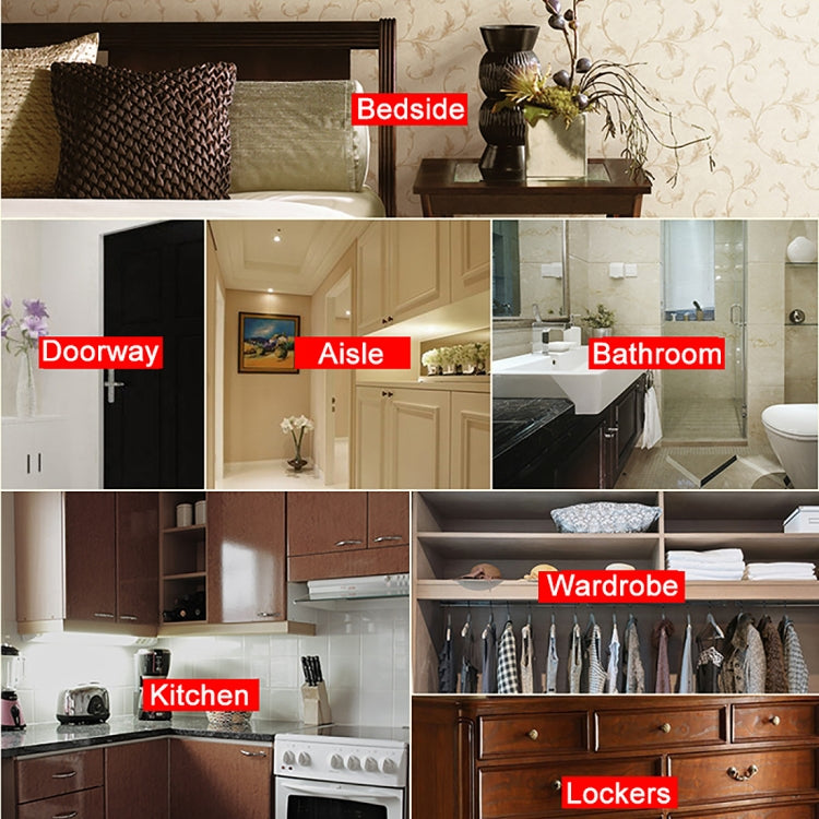 PIR Human Body Motion Sensor White Light LED Night Light, 1W 12 LEDs 240 LM USB Charging, Sensor Distance: 3m, DC 5V - Sensor LED Lights by PMC TechLife | Online Shopping South Africa | PMC TechLife | Buy Now Pay Later Mobicred