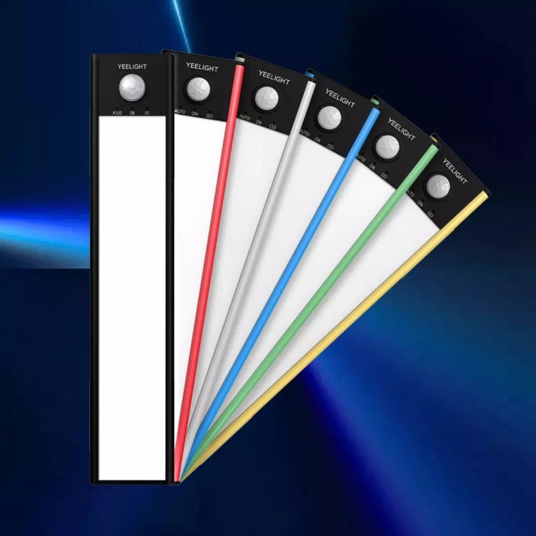 40cm Original Xiaomi Youpin YEELIGHT LED Smart Human Motion Sensor Light Bar Rechargeable Wardrobe Cabinet Corridor Wall Lamps(Black) - free shipping - PMc TechLife - Order now!