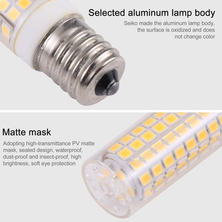 E17 102 LEDs SMD 2835 2800-3200K LED Corn Light, AC 110V (Warm White) - LED Blubs & Tubes by PMc TechLife | Online Shopping South Africa | PMc TechLife | Buy Now Pay Later Mobicred