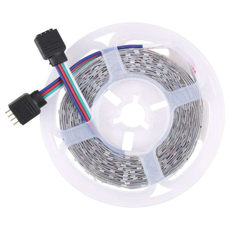 Bare Board 2835 SMD RGB LED Rope Light, 60 LED/m, Length: 5m, 12V 2A 100-240V, with 44-key Remote Control (EU Plug) - Bare Board Light by PMC TechLife | Online Shopping South Africa | PMC TechLife | Buy Now Pay Later Mobicred