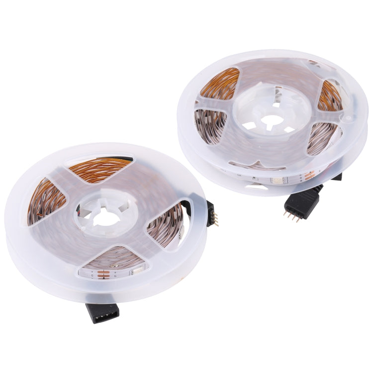 2pcs Bare Board 5050 SMD RGB LED Rope Light, 30 LED/m, Length: 5m, 12V 2A 100-240V, with 24 Keys Doodle Controller (AU Plug) - Bare Board Light by PMC TechLife | Online Shopping South Africa | PMC TechLife | Buy Now Pay Later Mobicred