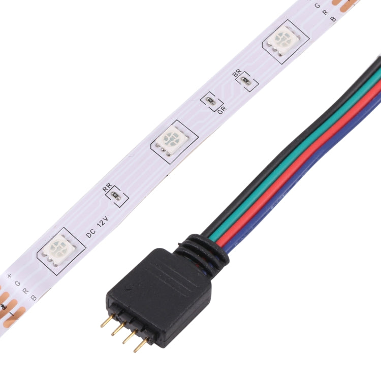 2pcs Bare Board 5050 SMD RGB LED Rope Light, 30 LED/m, Length: 5m, 12V 2A 100-240V, with 24 Keys Doodle Controller (US Plug) - Bare Board Light by PMC TechLife | Online Shopping South Africa | PMC TechLife | Buy Now Pay Later Mobicred