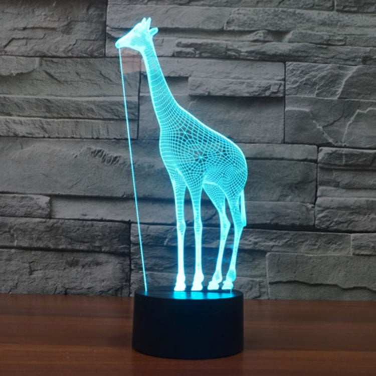 Giraffe Style 3D Touch Switch Control LED Light , 7 Color Discoloration Creative Visual Stereo Lamp Desk Lamp Night Light - Novelty Lighting by PMC TechLife | Online Shopping South Africa | PMC TechLife | Buy Now Pay Later Mobicred