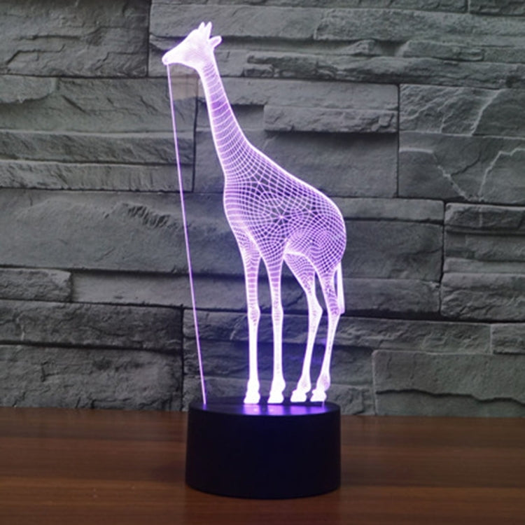 Giraffe Style 3D Touch Switch Control LED Light , 7 Color Discoloration Creative Visual Stereo Lamp Desk Lamp Night Light - Novelty Lighting by PMC TechLife | Online Shopping South Africa | PMC TechLife | Buy Now Pay Later Mobicred