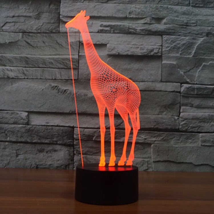 Giraffe Style 3D Touch Switch Control LED Light , 7 Color Discoloration Creative Visual Stereo Lamp Desk Lamp Night Light - Novelty Lighting by PMC TechLife | Online Shopping South Africa | PMC TechLife | Buy Now Pay Later Mobicred