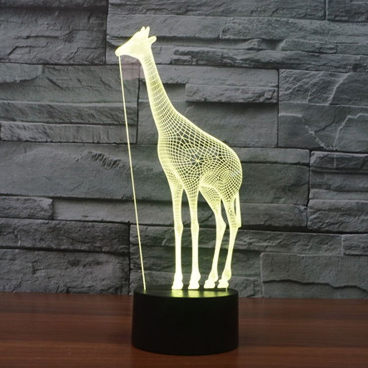Giraffe Style 3D Touch Switch Control LED Light , 7 Color Discoloration Creative Visual Stereo Lamp Desk Lamp Night Light - Novelty Lighting by PMC TechLife | Online Shopping South Africa | PMC TechLife | Buy Now Pay Later Mobicred