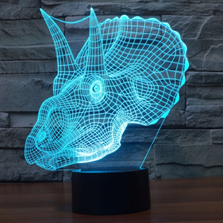 Dinosaur Style 3D Touch Switch Control LED Light , 7 Color Discoloration Creative Visual Stereo Lamp Desk Lamp Night Light - Novelty Lighting by PMC TechLife | Online Shopping South Africa | PMC TechLife | Buy Now Pay Later Mobicred