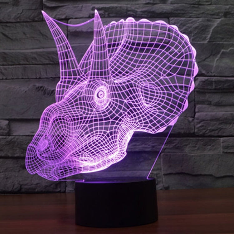Dinosaur Style 3D Touch Switch Control LED Light , 7 Color Discoloration Creative Visual Stereo Lamp Desk Lamp Night Light - Novelty Lighting by PMC TechLife | Online Shopping South Africa | PMC TechLife | Buy Now Pay Later Mobicred