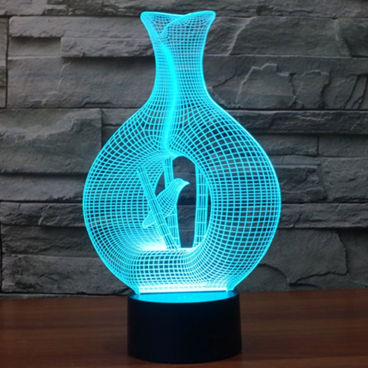 Bird In The Cage Style 3D Touch Switch Control LED Light , 7 Color Discoloration Creative Visual Stereo Lamp Desk Lamp Night Light - Novelty Lighting by PMC TechLife | Online Shopping South Africa | PMC TechLife | Buy Now Pay Later Mobicred