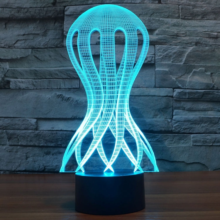 Acaleph Style 3D Touch Switch Control LED Light , 7 Color Discoloration Creative Visual Stereo Lamp Desk Lamp Night Light - Novelty Lighting by PMC TechLife | Online Shopping South Africa | PMC TechLife | Buy Now Pay Later Mobicred