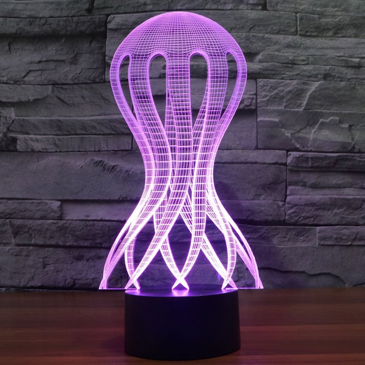 Acaleph Style 3D Touch Switch Control LED Light , 7 Color Discoloration Creative Visual Stereo Lamp Desk Lamp Night Light - Novelty Lighting by PMC TechLife | Online Shopping South Africa | PMC TechLife | Buy Now Pay Later Mobicred