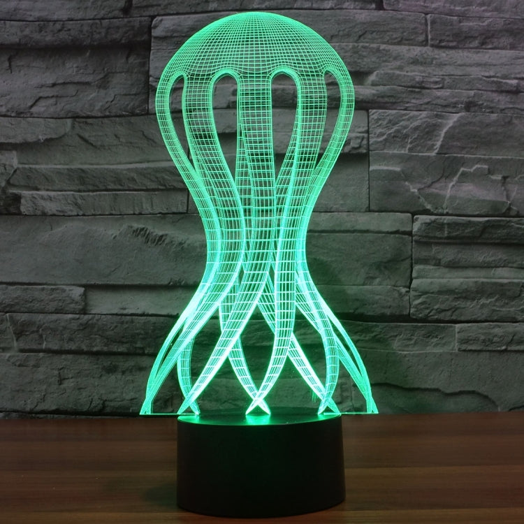 Acaleph Style 3D Touch Switch Control LED Light , 7 Color Discoloration Creative Visual Stereo Lamp Desk Lamp Night Light - Novelty Lighting by PMC TechLife | Online Shopping South Africa | PMC TechLife | Buy Now Pay Later Mobicred