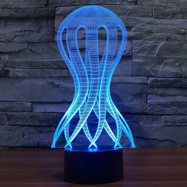 Acaleph Style 3D Touch Switch Control LED Light , 7 Color Discoloration Creative Visual Stereo Lamp Desk Lamp Night Light - Novelty Lighting by PMC TechLife | Online Shopping South Africa | PMC TechLife | Buy Now Pay Later Mobicred