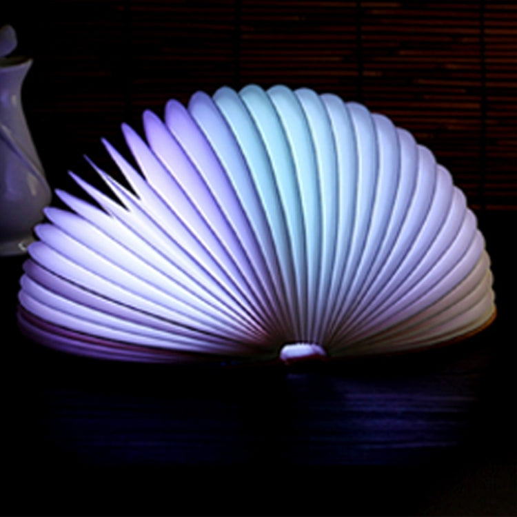 Foldable Pages Colorful Dimming Book Shape LED Light , Creative Portable USB Charging Semicircle Night Light with Remote Control(Blue) - Night Lights by PMc TechLife | Online Shopping South Africa | PMc TechLife | Buy Now Pay Later Mobicred