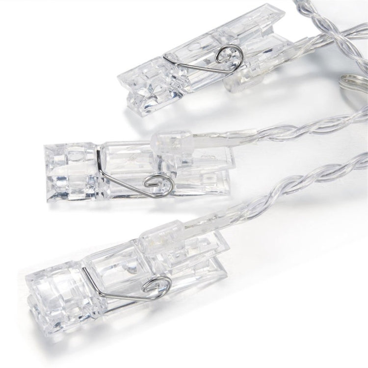 10m Photo Clip LED Fairy String Light, 80 LEDs 3 x AA Batteries Box Chains Lamp Decorative Light for Home Hanging Pictures, DIY Party, Wedding, Christmas Decoration - Holiday Lights by PMc TechLife | Online Shopping South Africa | PMc TechLife | Buy Now Pay Later Mobicred