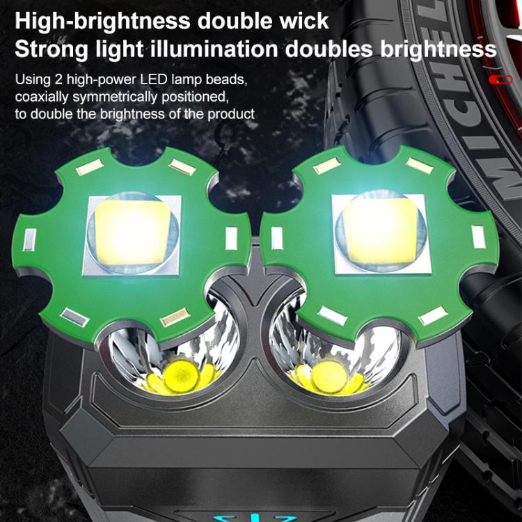 KXK-886 IP44 Waterproof Work Light 3 Color Temperature COB Emergency Flashlight - LED Flashlight by PMc TechLife | Online Shopping South Africa | PMc TechLife | Buy Now Pay Later Mobicred