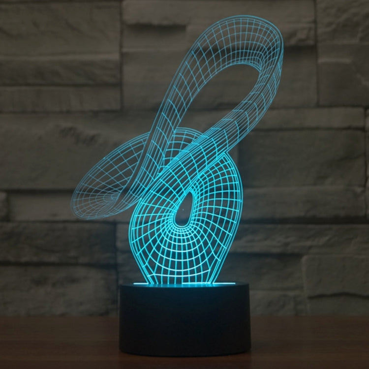 Abstract Style 3D Touch Switch Control LED Light , 7 Color Discoloration Creative Visual Stereo Lamp Desk Lamp Night Light - Novelty Lighting by PMC TechLife | Online Shopping South Africa | PMC TechLife | Buy Now Pay Later Mobicred