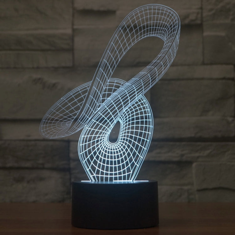 Abstract Style 3D Touch Switch Control LED Light , 7 Color Discoloration Creative Visual Stereo Lamp Desk Lamp Night Light - Novelty Lighting by PMC TechLife | Online Shopping South Africa | PMC TechLife | Buy Now Pay Later Mobicred