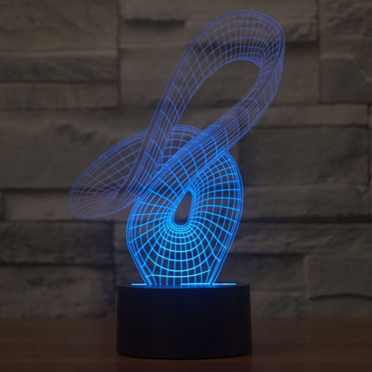 Abstract Style 3D Touch Switch Control LED Light , 7 Color Discoloration Creative Visual Stereo Lamp Desk Lamp Night Light - Novelty Lighting by PMC TechLife | Online Shopping South Africa | PMC TechLife | Buy Now Pay Later Mobicred