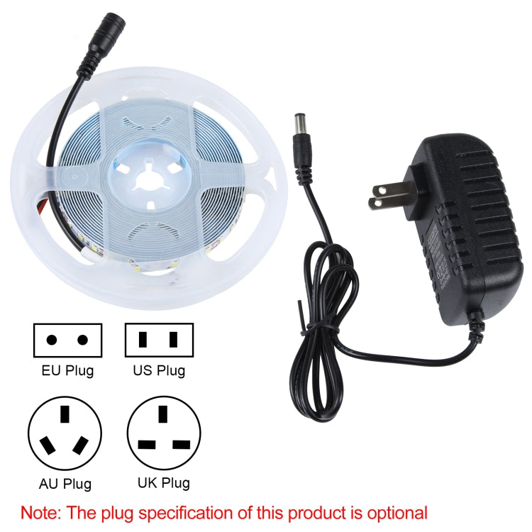 5m Bare Board 2835 SMD RGB LED Rope Light, 120LED/m, 12V 2A 100-240V (UK Plug) - Bare Board Light by PMC TechLife | Online Shopping South Africa | PMC TechLife | Buy Now Pay Later Mobicred