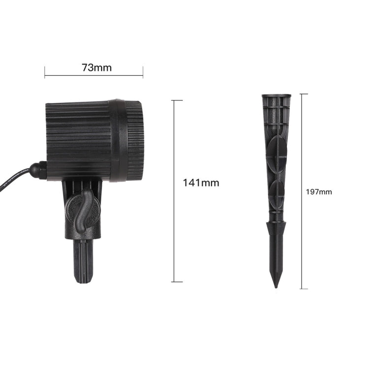 Blinblin CPS-L101 2W IP65 Waterproof White Light ABS Shell Landscape Light, Single Pattern Outdoor Lawn Lamp - Street Lights by PMc TechLife | Online Shopping South Africa | PMc TechLife | Buy Now Pay Later Mobicred