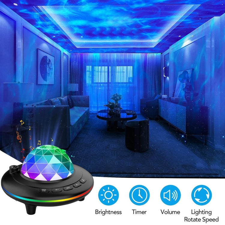 L6 Music Starry Projector Remote Control Night Light (Colorful Light) - Night Lights by PMc TechLife | Online Shopping South Africa | PMc TechLife | Buy Now Pay Later Mobicred