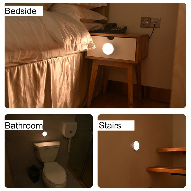 R10 USB Charging LED PIR Sensor Night Light , 4000K Emergency Light Cabinet Lamp, Sensor Distance: about 3m, DC 4.5V(Blue) - Sensor LED Lights by PMC TechLife | Online Shopping South Africa | PMC TechLife | Buy Now Pay Later Mobicred
