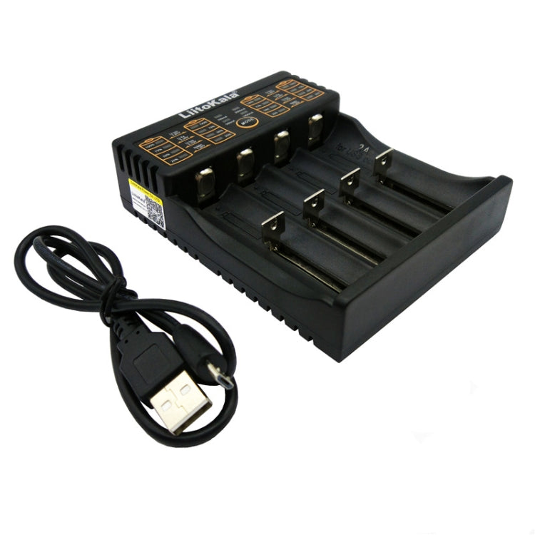 LiitoKala lii-402 4 In 1 Lithium Battery Charger for Li-ion IMR 18650, 18490, 18350, 17670, 17500, 16340(RCR123), 14500, 10440 - Charger & Converter by PMC TechLife | Online Shopping South Africa | PMC TechLife | Buy Now Pay Later Mobicred