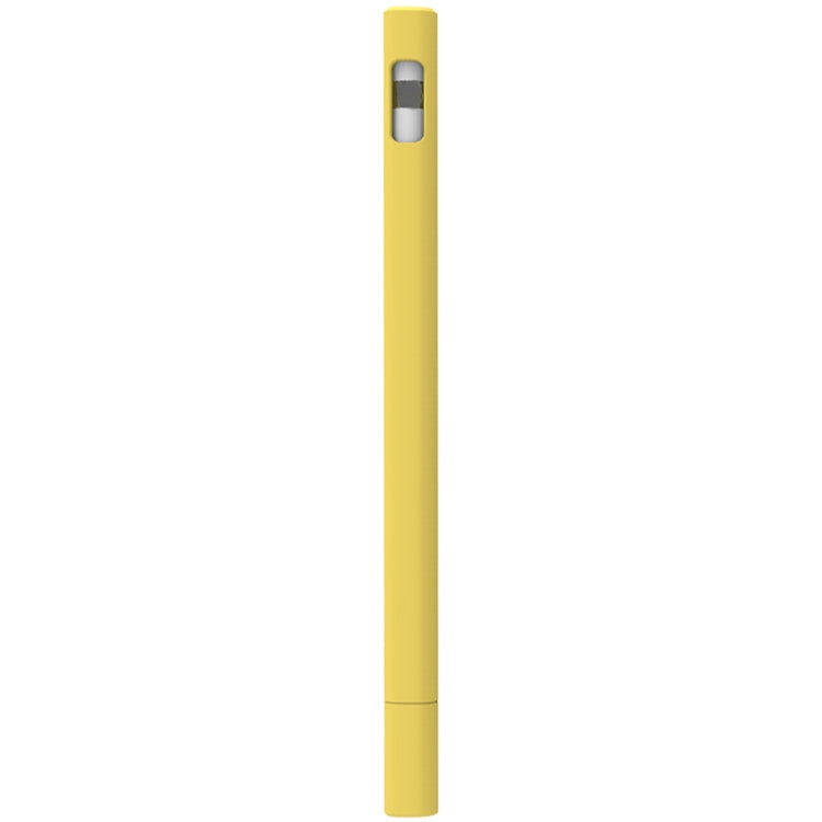 LOVE MEI For Apple Pencil 1 Triangle Shape Stylus Pen Silicone Protective Case Cover (Yellow) - Pencil Accessories by LOVE MEI | Online Shopping South Africa | PMC TechLife