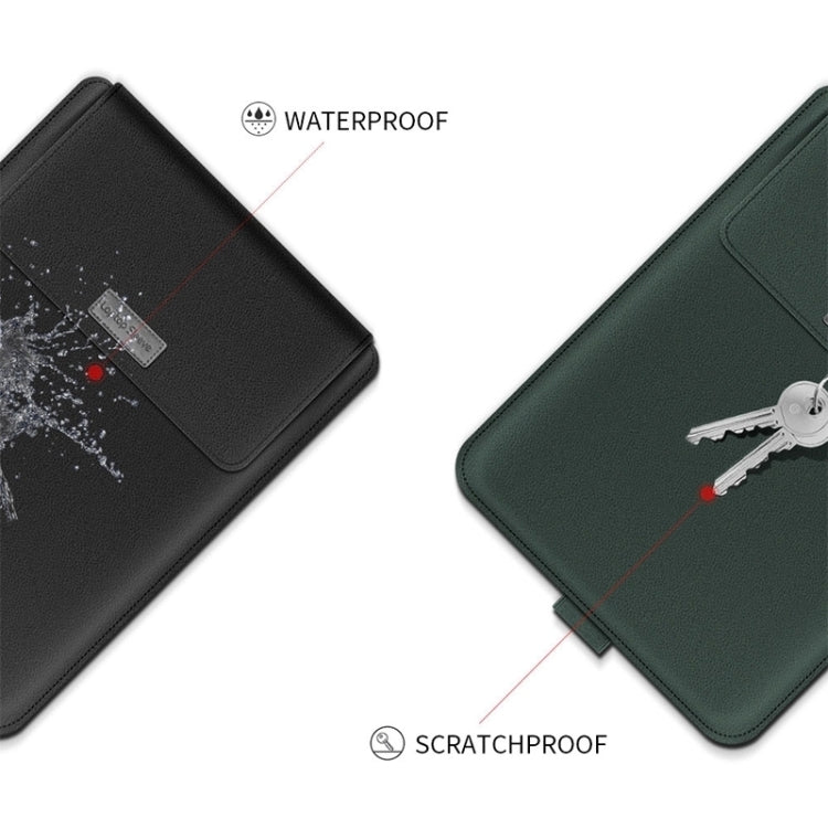 4 in 1 Universal Waterproof PU Leather Laptop Liner Bag with Handle & Stand & Pen Holder + 2 Winders + Mouse Bag + Charger Bag Set for 17 inch Laptops(Red) - 15.6 - 17 inch by PMC TechLife | Online Shopping South Africa | PMC TechLife | Buy Now Pay Later Mobicred