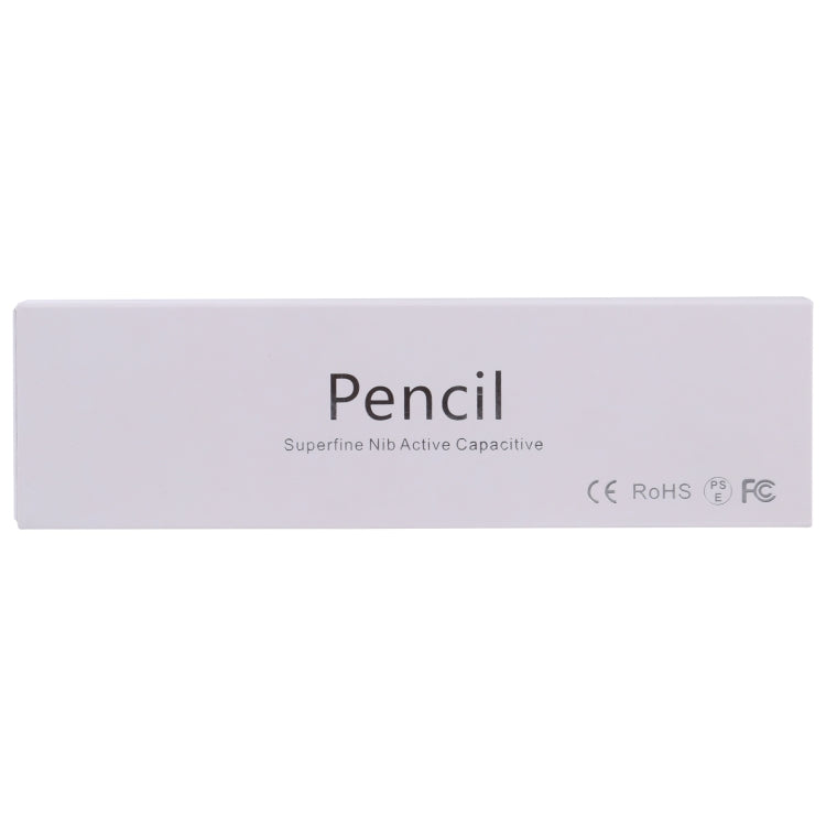 Pencil Universal Rechargeable Active Capacitive Stylus Pen with Magnetic Cap(Black) - Stylus Pen by PMC TechLife | Online Shopping South Africa | PMC TechLife | Buy Now Pay Later Mobicred