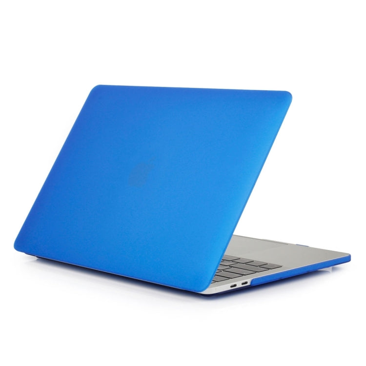 ENKAY Hat-Prince 2 in 1 Frosted Hard Shell Plastic Protective Case + Europe Version Ultra-thin TPU Keyboard Protector Cover for 2016 MacBook Pro 13.3 Inch without Touch Bar (A1708) (Dark Blue) - free shipping - PMC Jewellery - Order now!