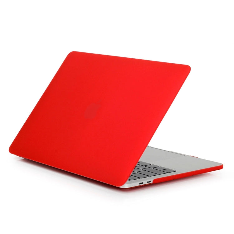 ENKAY Hat-Prince 2 in 1 Frosted Hard Shell Plastic Protective Case + Europe Version Ultra-thin TPU Keyboard Protector Cover for 2016 MacBook Pro 13.3 Inch without Touch Bar (A1708) (Red) - free shipping - PMC Jewellery - Order now!