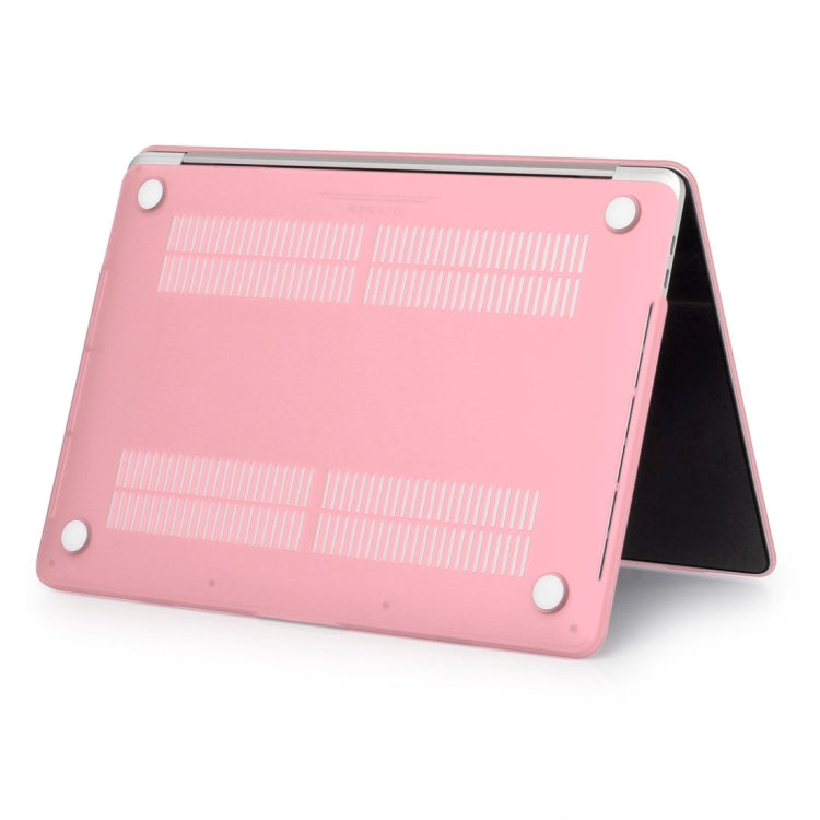 ENKAY Hat-Prince 2 in 1 Frosted Hard Shell Plastic Protective Case + Europe Version Ultra-thin TPU Keyboard Protector Cover for 2016 MacBook Pro 15.4 Inch with Touch Bar (A1707) (Pink) - free shipping - PMC Jewellery - Order now!