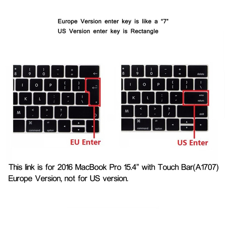 ENKAY Hat-Prince 2 in 1 Frosted Hard Shell Plastic Protective Case + Europe Version Ultra-thin TPU Keyboard Protector Cover for 2016 MacBook Pro 15.4 Inch with Touch Bar (A1707) (Baby Blue) - free shipping - PMC Jewellery - Order now!
