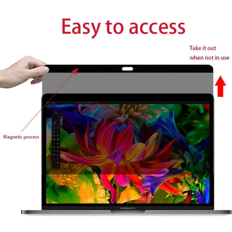 Magnetic Privacy Anti-glare PET Screen Film for MacBook Pro 15.4 inch (A1286) - free shipping - PMC Jewellery - Order now!