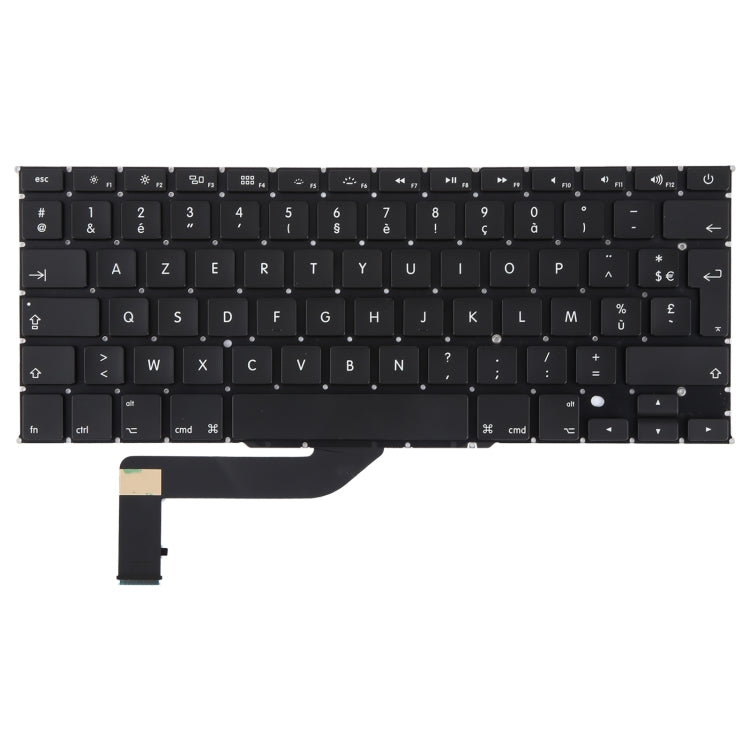 For Macbook Pro Retina 15 inch A1398 2012 2013 2014 2015 UK French Version Keyboard - Keyboard by PMC TechLife | Online Shopping South Africa | PMC TechLife | Buy Now Pay Later Mobicred