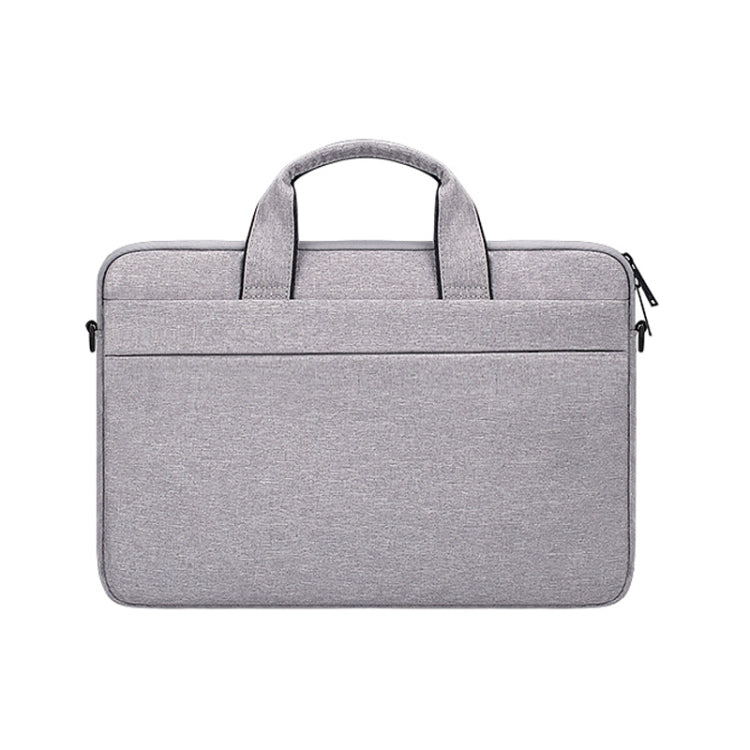 ST03S 14.1 inch Double Side Pockets Wearable Oxford Cloth Soft Handle Portable Laptop Tablet Bag(Grey) - free shipping - PMC TechLife - Order now!