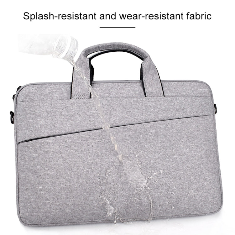 ST03S 14.1 inch Double Side Pockets Wearable Oxford Cloth Soft Handle Portable Laptop Tablet Bag(Deep Space Gray) - 14.1 inch by PMC TechLife | Online Shopping South Africa | PMC TechLife | Buy Now Pay Later Mobicred