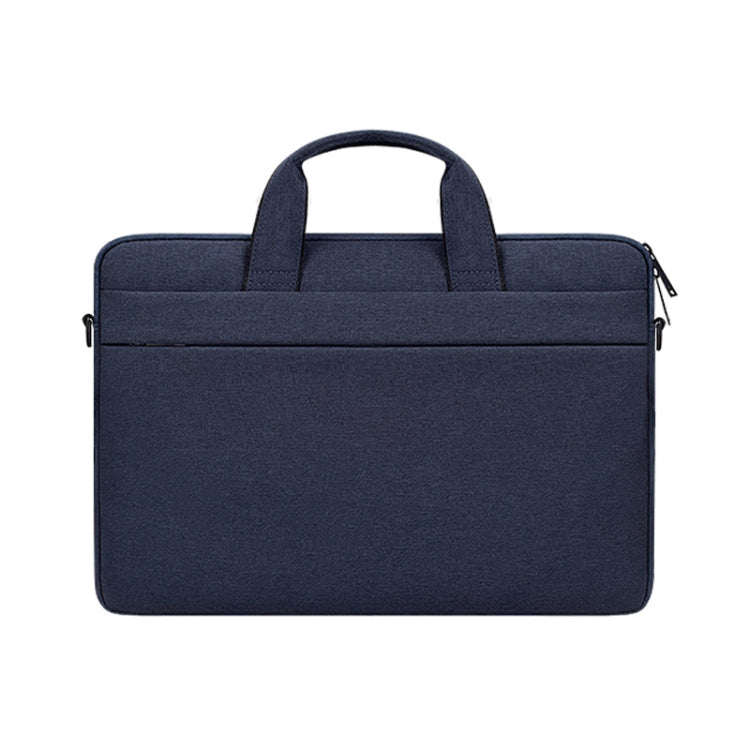 ST03S 15.4 inch Double Side Pockets Wearable Oxford Cloth Soft Handle Portable Laptop Tablet Bag(Navy Blue) - 15 inch by PMC TechLife | Online Shopping South Africa | PMC TechLife | Buy Now Pay Later Mobicred