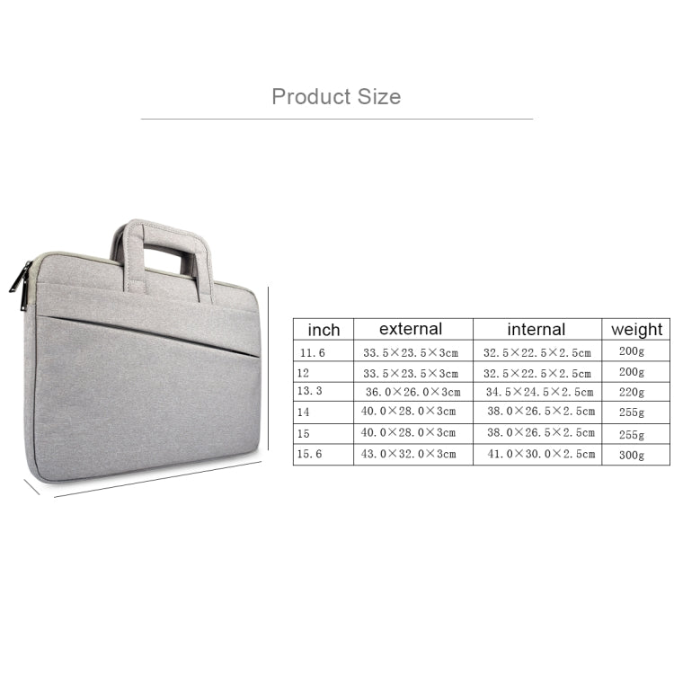 ST03S 15.6 inch Double Side Pockets Wearable Oxford Cloth Soft Handle Portable Laptop Tablet Bag(Navy Blue) - 15.6 - 17 inch by PMC TechLife | Online Shopping South Africa | PMC TechLife | Buy Now Pay Later Mobicred