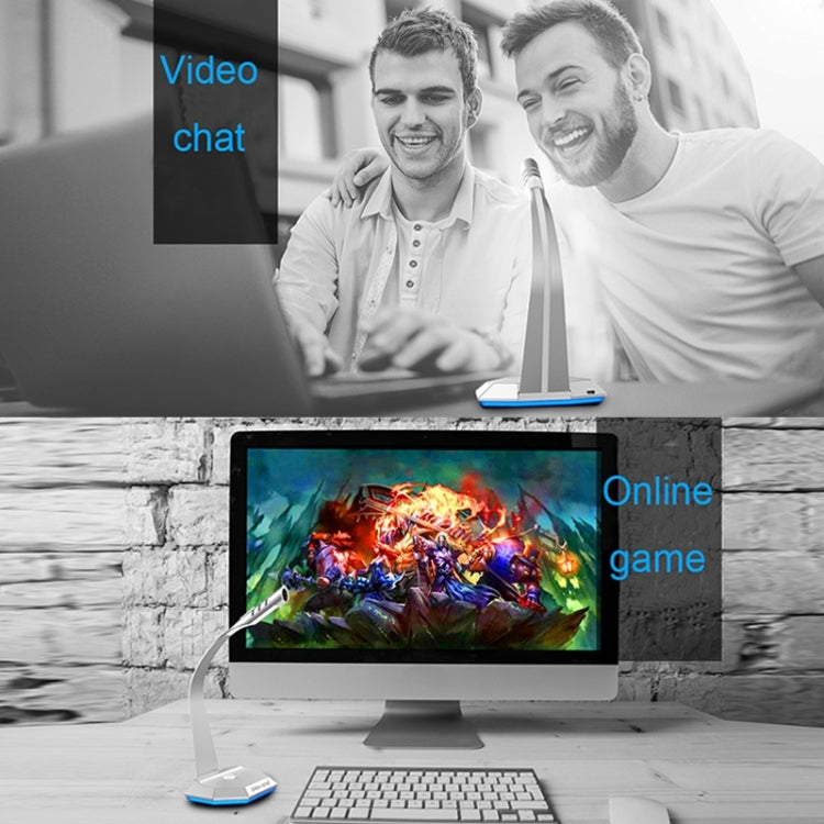 K3 Desktop Metal Base Omnidirectional 3.5mm Plug Wired Mic Condenser Microphone, Compatible with PC / Mac for Live Broadcast, Show, KTV, etc(Silver) - Microphone by PMC TechLife | Online Shopping South Africa | PMC TechLife | Buy Now Pay Later Mobicred