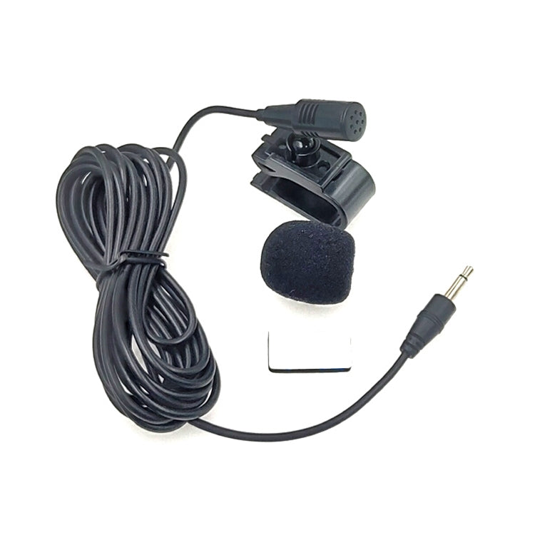 ZJ025MR Stick-on Clip-on Lavalier 2.5mm Jack Mono Microphone for Car GPS / Bluetooth Enabled Audio DVD External Mic, Cable Length: 3m - Microphone by PMC TechLife | Online Shopping South Africa | PMC TechLife