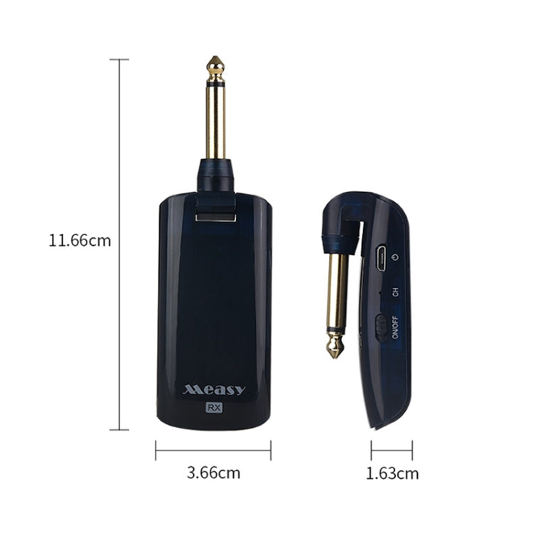Measy AU688-U 20 Channels Wireless Guitar System Rechargeable Musical Instrument Transmitter Receiver - free shipping - PMC Jewellery - Order now!