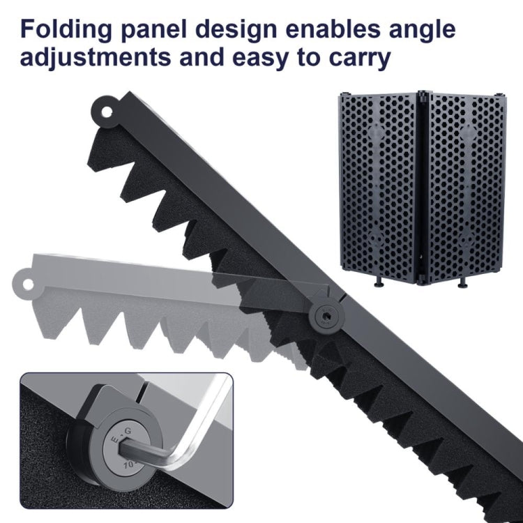 TEYUN S5 Microphone Soundproof Cover Windproof and Sound-absorbing Accessories(Black) - free shipping - PMC Jewellery - Order now!