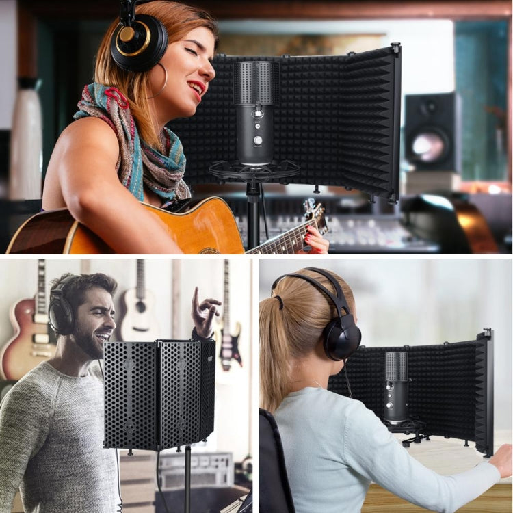 TEYUN S5 Microphone Soundproof Cover Windproof and Sound-absorbing Accessories(Black) - free shipping - PMC Jewellery - Order now!
